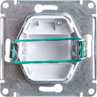 Механизм вывода кабеля Systeme Electric Glossa белый GSL000199