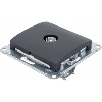 Механизм коннектора TV антенны Systeme Electric Glossa антрацит GSL000793