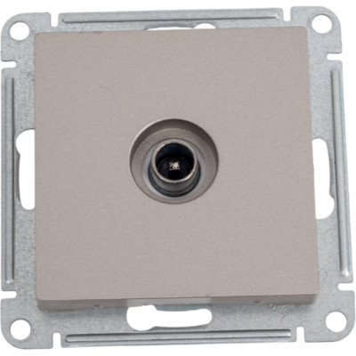 Механизм оконечной TV розетки Systeme Electric AtlasDesign 1DB шампань ATN000591
