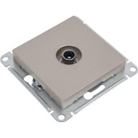 Механизм оконечной TV розетки Systeme Electric AtlasDesign 1DB шампань ATN000591