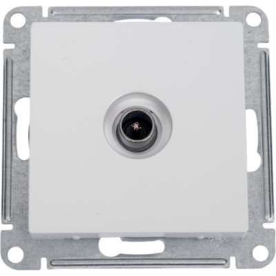 Механизм оконечной TV розетки Systeme Electric AtlasDesign 1DB жемчужный ATN000491