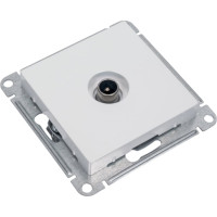 Механизм оконечной TV розетки Systeme Electric AtlasDesign 1DB жемчужный ATN000491