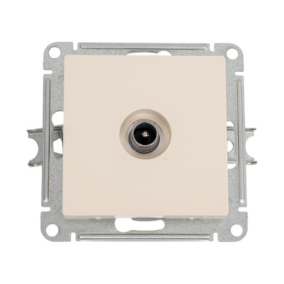 Механизм проходной TV розетки Systeme Electric AtlasDesign 4DB бежевый ATN000292