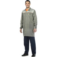 Халат СОЮЗСПЕЦОДЕЖДА Профессионал темно-серый/светло-серый, р. 48-50/рост 170-176 2140024501010