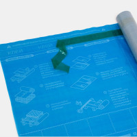 Гидро-пароизоляция VlagoStop D (ш 1.5, 70 кв. м) двухслойная пленка с одной клеевой лентой Megaflex MFVST.150.70