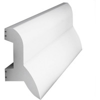 Напольный плинтус Stenopol 42х21х2000 мм под покраску C7230