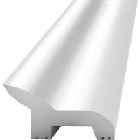 Напольный плинтус Stenopol 42х21х2000 мм под покраску C7230