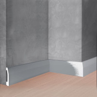 Напольный плинтус Stenopol 70х15х2000 мм УПАК под покраску C7125