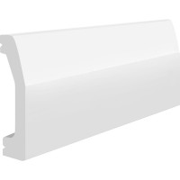 Напольный плинтус Stenopol 70х15х2000 мм УПАК под покраску C7125