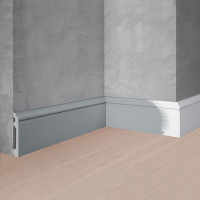 Напольный плинтус Stenopol 79х13х2000 мм под покраску C705