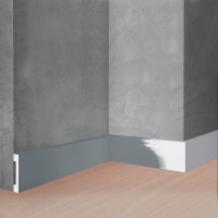 Напольный плинтус Stenopol 66х13х2000 мм УПАК под покраску C7157