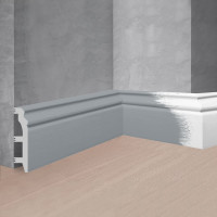 Напольный плинтус Stenopol 100х22х2000 мм под покраску C7232