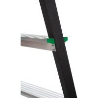 Стальная стремянка с алюминиевой ступенью SMARTY Combi 9 ступеней SN023-09