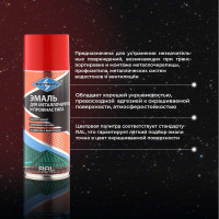 Эмаль для металлочерепицы и профнастила SKYRON винно-красная RAL3005 SR-43005