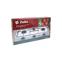 Трехконфорочная газовая плита Delta D-2207 цвет белый Р1-00004786