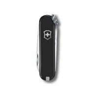 Нож-брелок Victorinox Classic SD Colors Dark Illusion 58 мм, 7 функций, чёрный 0.6223.3G
