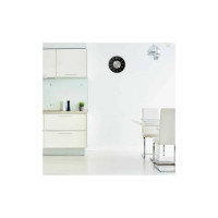 Часы настенные Apeyron круглые, цвет корпуса черный, стекло, Ø32,7см/ GL200923