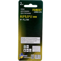 Ножи для электрорубанка двусторонние TRIO-DIAMOND 82x5,5x1,1 мм (2шт) Forest Long Life FLL726