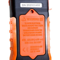 Цифровой мультиметр с токовыми клещами Harden охват губок 65 мм 661003