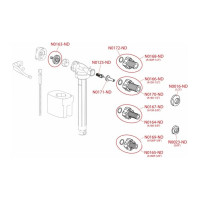 Впускной механизм с боковой подводкой для керамических бачков Alcadrain A150-1/2 00066368