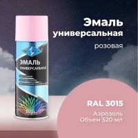 Универсальная акриловая эмаль SKYRON розовая RAL3015 SR-13015