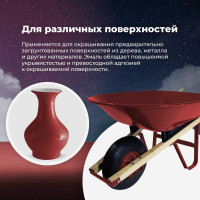 Универсальная акриловая эмаль SKYRON вишневая RAL3003 SR-13003