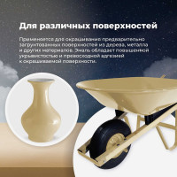 Универсальная акриловая эмаль SKYRON бежевая RAL1001 SR-11001