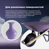 Универсальная акриловая эмаль SKYRON сиреневая RAL4005 SR-14005