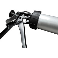 Пистолет для герметика vertextools, 400 мм, алюминий 9015