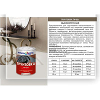 Грунтовка Краски квил ГФ-021 светло-серая, бар. 23 кг 4607023394350