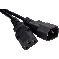 Кабель питания 5bites IEC-320-C13 UPS - IEC-320-C14 220V сечение 3x0.75мм2, 1.8м PC107-18A