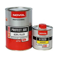Грунт Novol PROTECT 300 MS 2К акриловый банка 1л с отвердителем 0.2л белый 37031