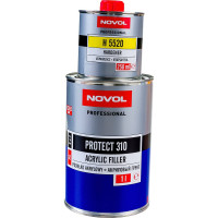 Грунт Novol PROTECT 310 HS 2К акрил. банка 1л с отвердителем 0.2л серый X6122122