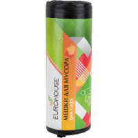 Мешки для мусора для сада (10 шт; 120 л; 40 мкм; 65х100 см; ПВД) EUROHOUSE 5123