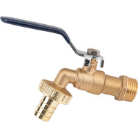 Шаровой кран со штуцером RM 1/2 водоразборный, ручка VN-BY12