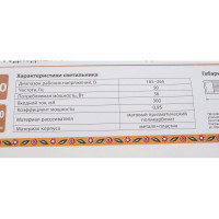 Светодиодный светильник TDM ELECTRIC LED ДПО 3017 3600 лм 2х18 Вт, 4000К термопак Народный SQ0329-0149