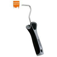 Малярный мини-валик ROLLINGDOG Super-Micro из микрофибры для всех видов краски, 100 мм., ворс 10 мм, бюгель 6 мм., 60153