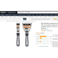 Гибкий шпатель ROLLINGDOG Joint knife из углеродистой стали № 50 премиум-класса, 101 мм., запатентован, 50005