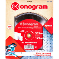 Диск пильный твердосплавный Special (305х30/25.4 мм; 100 зубов) MONOGRAM 087-287