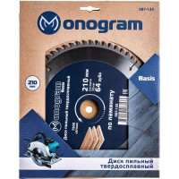 Диск пильный твердосплавный Basis (210х30 мм; 64 зуба) MONOGRAM 087-133