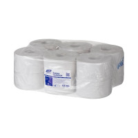 Бумага туалетная д/дисп Luscan PROFESSIONAL Luscan Professional 1сл бел втор втул 200м 12рул/уп 601111