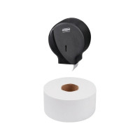 Бумага туалетная д/дисп Luscan PROFESSIONAL Luscan Professional 1сл бел втор втул 200м 12рул/уп 601111