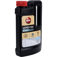 Концентрированное средство для удаления остатков цемента и других строительных смесей Bagi Цементин Уборка после ремонта, 500 мл 1015024142