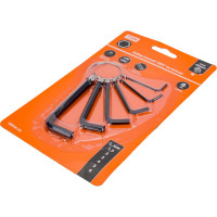 Набор ключей TDM ELECTRIC HEX шектигранник на кольце 6 шт углер сталь SQ1020-0201