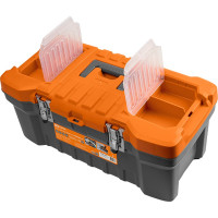 Ящик для инструментов TDM ELECTRIC Рубин ТЕХНИК-22 56х28х24 см, металлические замки, два органайзера SQ1032-0203