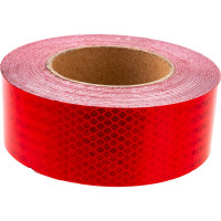 Светоотражающая лента Дали-Авто призма высокой интенсивности 50мм*23м красная DA-01878