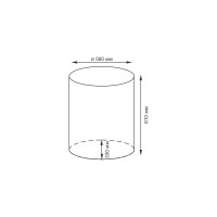 Плетеная корзина для белья Диль (Dill) WasserKraft WB-610-L
