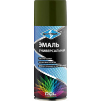 Универсальная акриловая эмаль SKYRON оливково-зеленая RAL6003 SR-16003