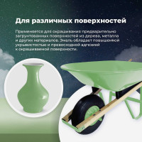 Универсальная акриловая эмаль SKYRON фисташковая RAL6019 SR-16019