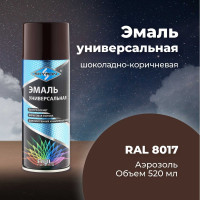 Универсальная акриловая эмаль SKYRON шоколадно-коричневая RAL8017 SR-18017